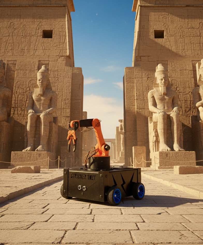 Smart Car with Arm Robot